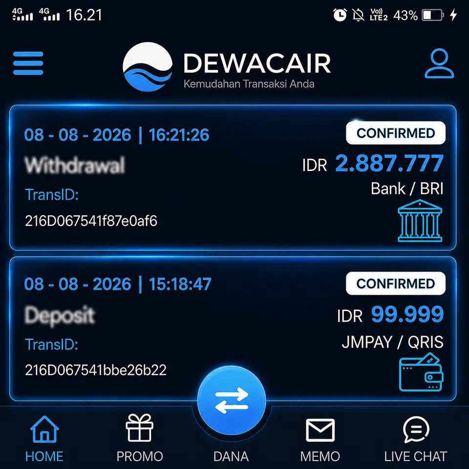 dewacair Masuk - dewacair Resmi